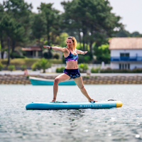 Thumbnail for Aqua Marina 10’8” Dhyana 2023 Fitness Inflatable Paddle Board SUP lifestyle