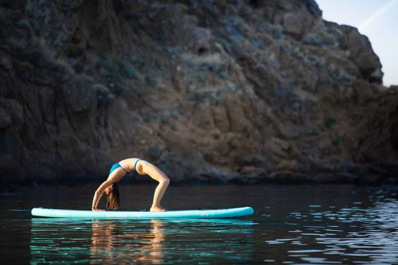 Aqua Marina 11' Dhyana Inflatable Yoga SUP lifestyle 6