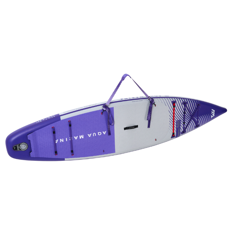Aqua Marina 11’6” Coral 2023 Touring Inflatable Paddle Board SUP Night Fade carry strap