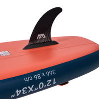Thumbnail for Aqua Marina 12’0” Atlas 2023 Inflatable Paddle Board All-Around Advanced SUP center fin