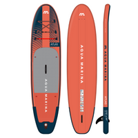Thumbnail for Aqua Marina 12’0” Atlas 2023 Inflatable Paddle Board All-Around Advanced SUP front side back