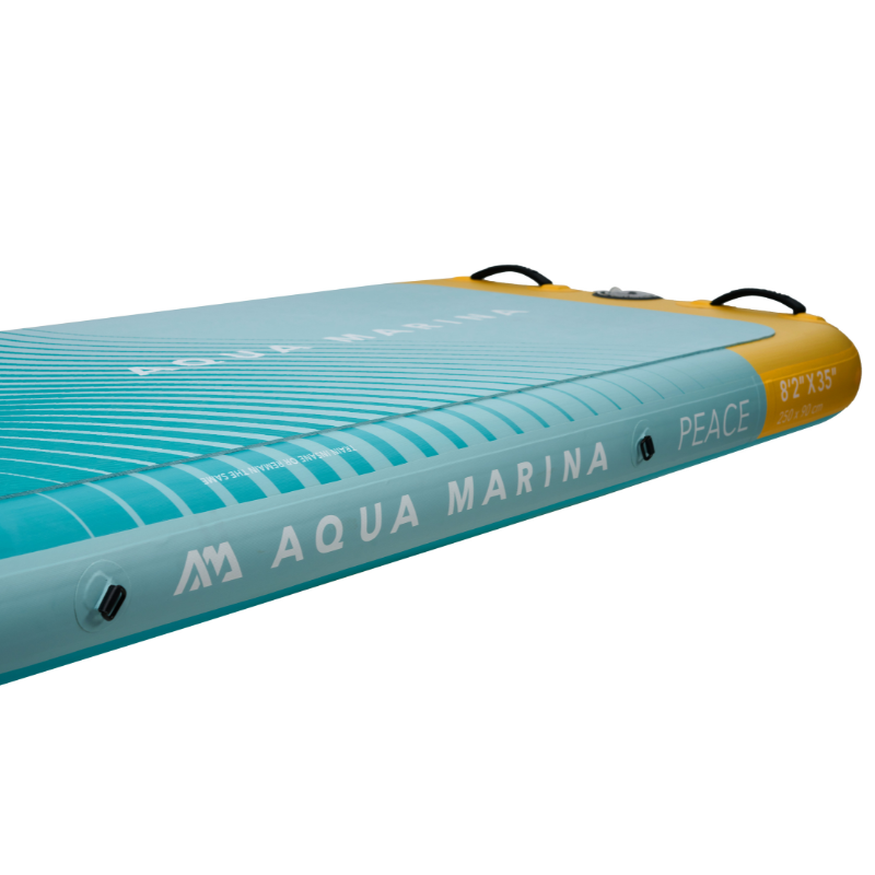 Aqua Marina 8’2” Peace 2023 Fitness Inflatable Floating Yoga Mat width