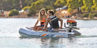 Thumbnail for Aqua Marina 8’2″ x 55″ Deluxe 250 2021/2022 U-Type Inflatable Speed Boat Yacht - Good Wave Canada