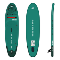 Thumbnail for Aqua Marina 9’10” Breeze 2023 Inflatable Paddle Board All-Around SUP front back side