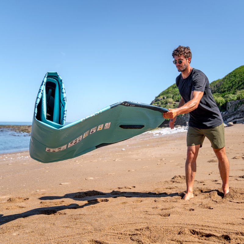 Aqua Marina 9’10” Breeze 2023 Inflatable Paddle Board All-Around SUP deflated