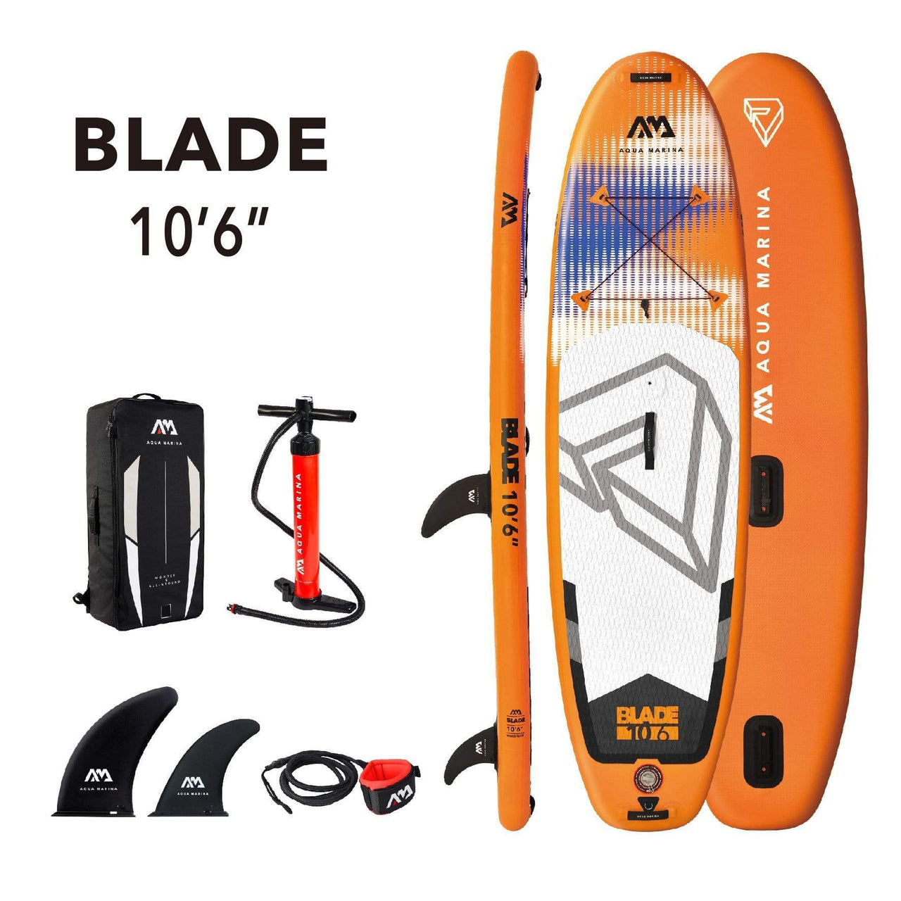 Aqua Marina Blade 10’6 Windsurf Inflatable SUP windsurfing board package