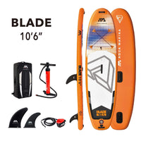 Thumbnail for Aqua Marina Blade 10’6 Windsurf Inflatable SUP windsurfing board package