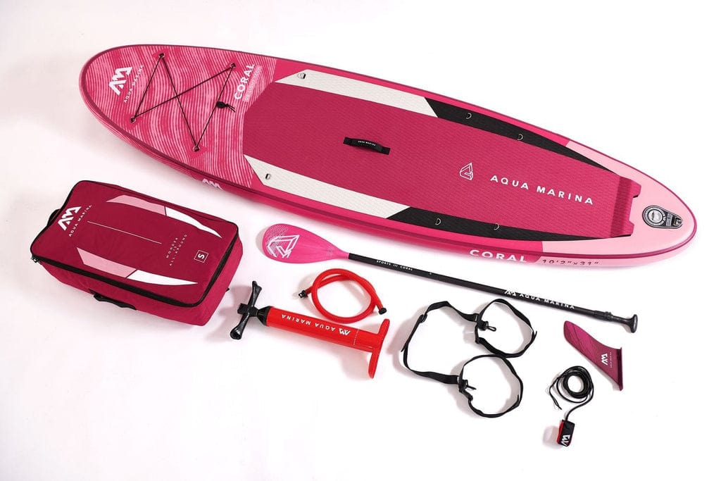 Aqua Marina 10’2” Coral 2022 Inflatable Paddle Board All-Around Advanced SUP - Good Wave Canada