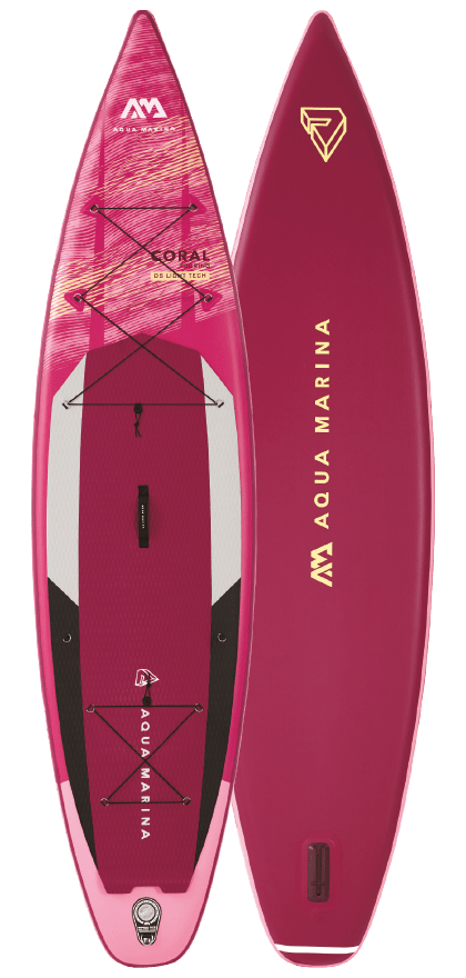 Aqua Marina 11’6” Coral 2022 Touring Inflatable Paddle Board SUP - Good Wave Canada
