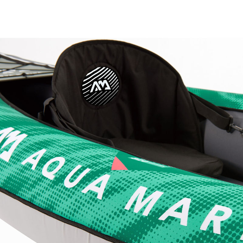 Products Aqua Marina High-back Seat with Spongy Cushion for Kayak attached