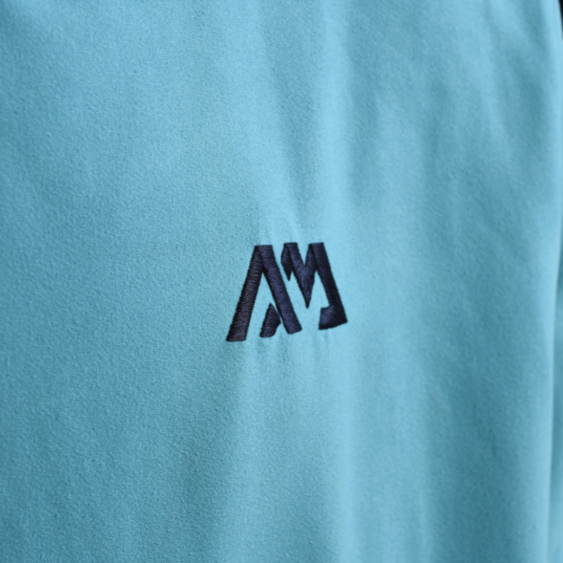 Aqua Marina Micro-fabric Change Poncho (Aqua) - Regular Logo