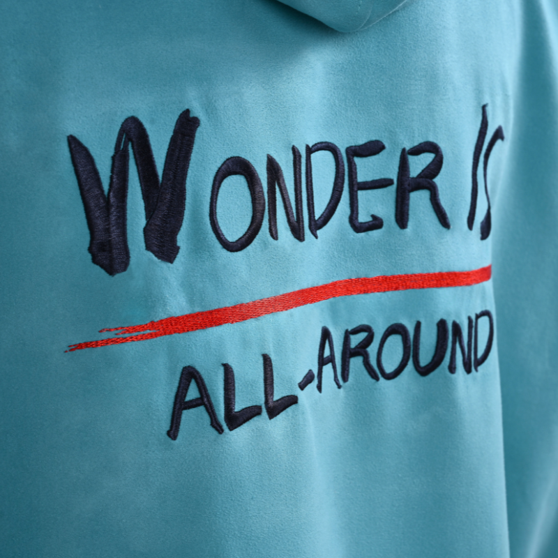 Aqua Marina Micro-fabric Change Poncho (Aqua) - Extra Large details