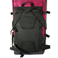 Thumbnail for Aqua Marina 90L Premium Luggage Bag with Rolling Wheel Raspberry padded back