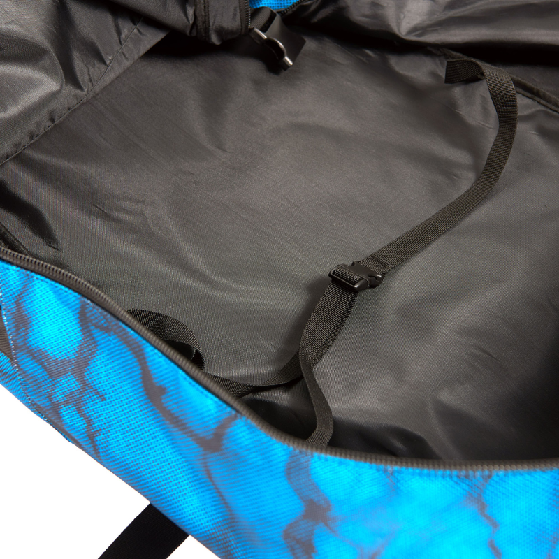 Aqua Marina 90L Premium Luggage Bag with Rolling Wheel Blueberry details