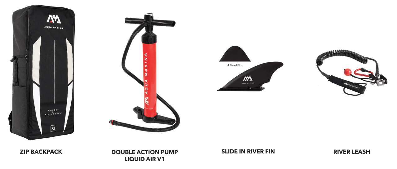 Aqua Marina Rapid 9’6 River Inflatable SUP package