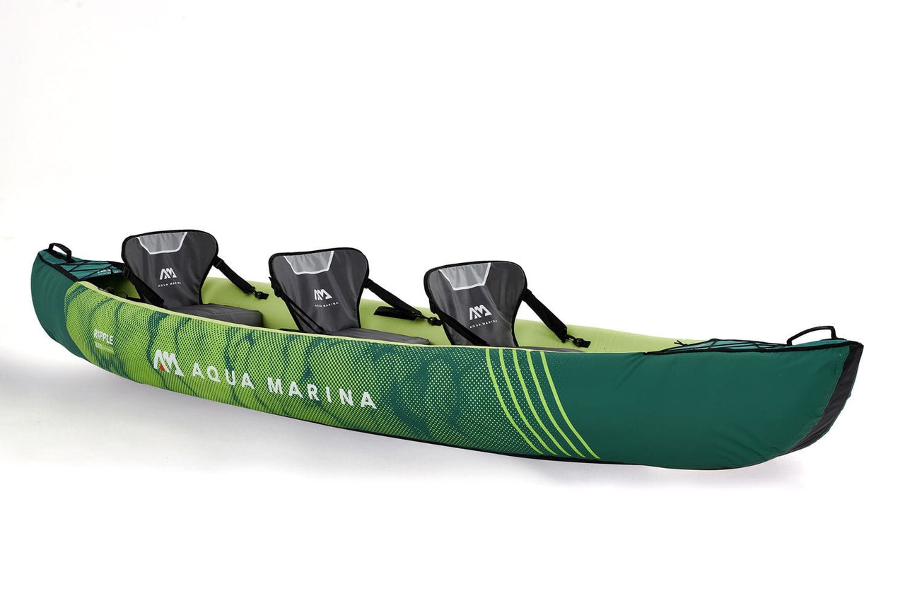 Aqua Marina 12’2″ RIPPLE-370 2022 3-Person Inflatable Recreational Canoe - Good Wave Canada