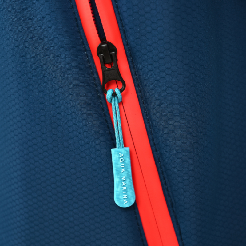 Aqua Marina Water-repellent Thermal Poncho (Navy) - Regular zipper