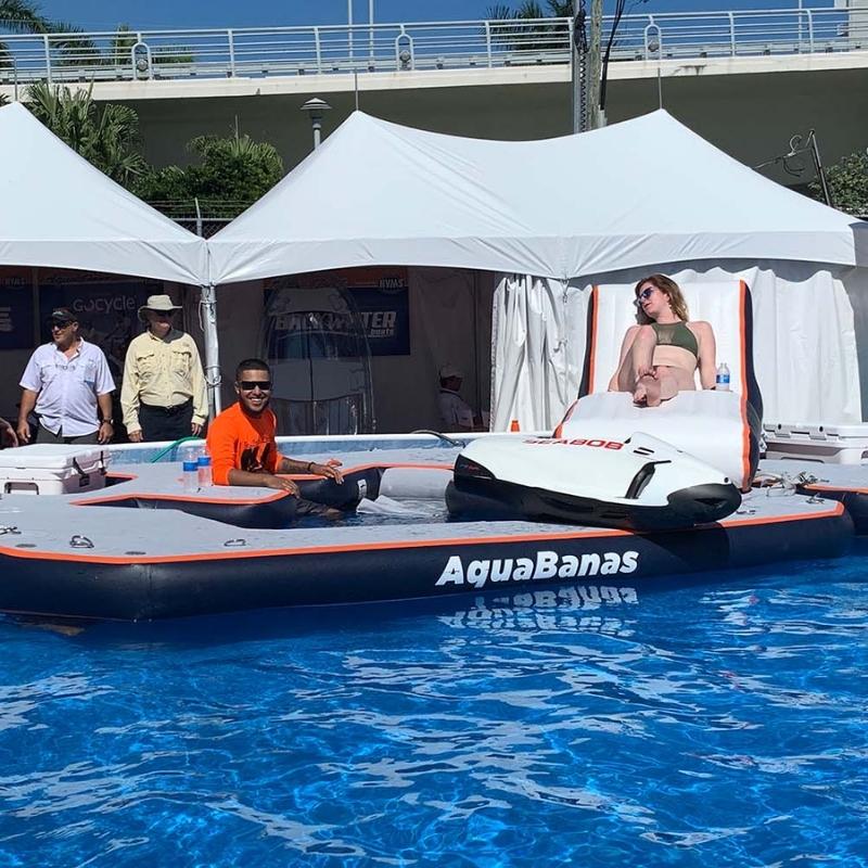 AquaBanas Command Bana™ Inflatable Platform - Good Wave Canada