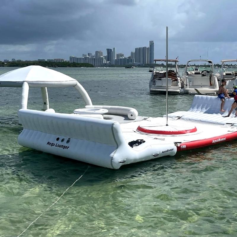 AquaBanas Mega Lounger™ Inflatable Platform | - Good Wave Canada