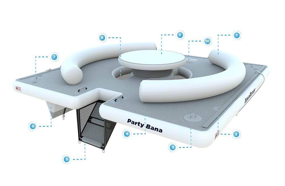 AquaBanas Party Bana Floating Platform - Good Wave Canada
