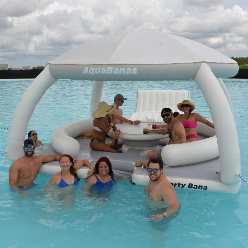 AquaBanas Party Bana™ Inflatable Platform - Good Wave Canada