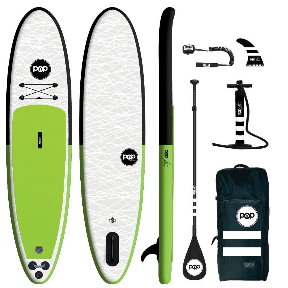 POP Board Co 11' Pop Up Stand Up Paddle Board Inflatable SUP