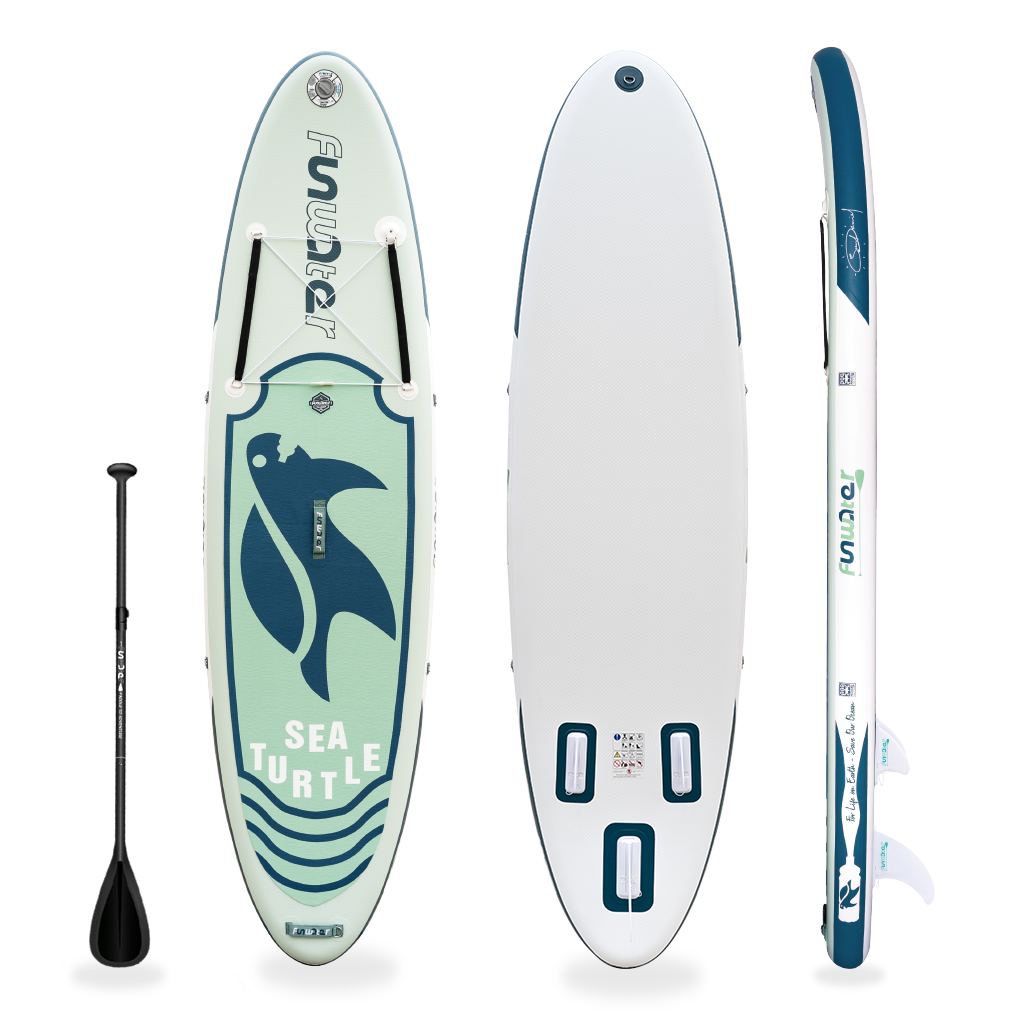 Funwater Marine Turtle 10'6" Inflatable Paddle Board SUP - Good Wave Canada