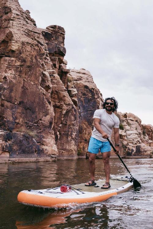 POP Board Co 11'6" El Capitán Stand Up Paddle Board - Orange/Green - Good Wave Canada