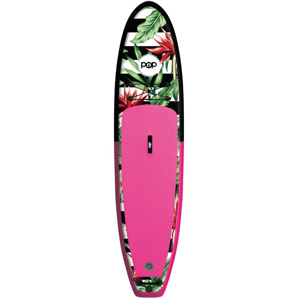 POP Board Co 10'6" Royal Hawaiian Stand Up Paddle Board - Pink/Black - Good Wave Canada
